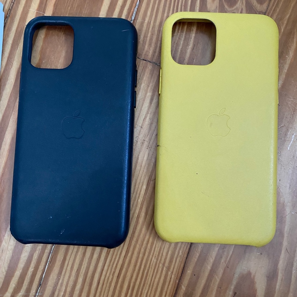 Iphone 11 pro Apple leather cases